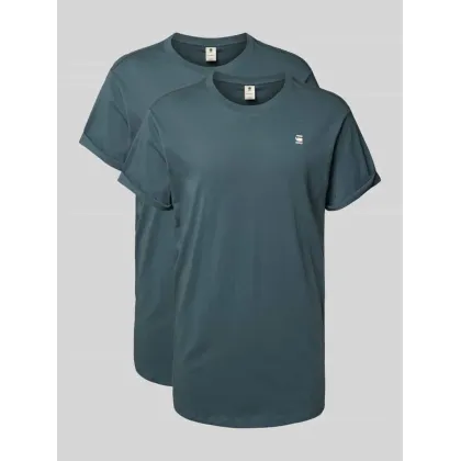 Zdjęcie T-shirt z detalem z logo w zestawie 2 szt.