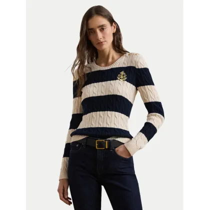 Zdjęcie LAUREN RALPH LAUREN Sweter 200957480002 Écru Slim Fit
