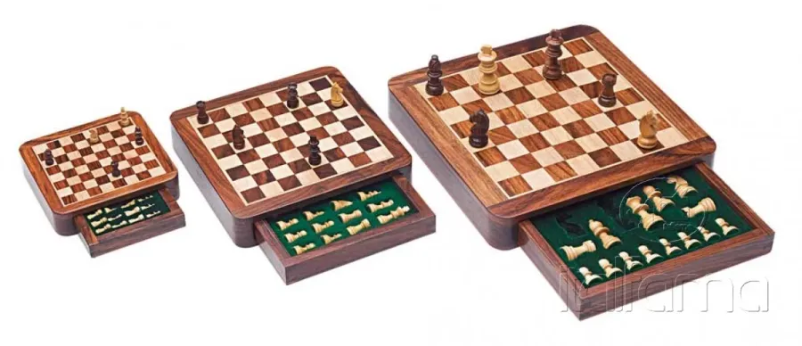 obrazek 1 Oryginalny zestaw szachowy 25x25x4 cm - Italfama