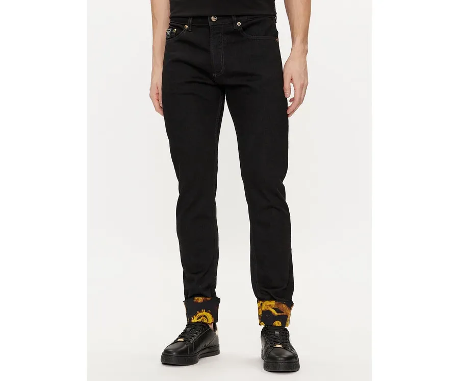 obrazek 1 Versace Jeans Couture Jeansy 76GAB5DM Czarny Slim Fit