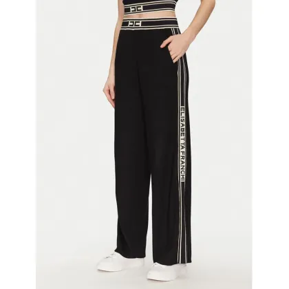 Zdjęcie Elisabetta Franchi Spodnie dresowe KP-65S-51E2 Czarny Regular Fit