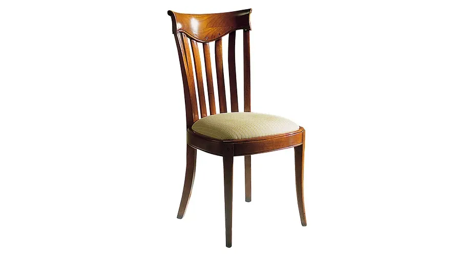 obrazek 1 Eleganckie antyczne krzesło z drewna litego
