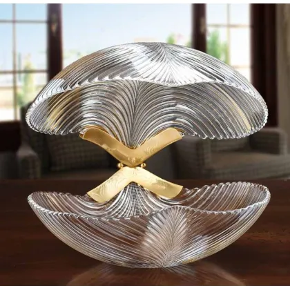 Picture Decorative crystal shell for a desk or table