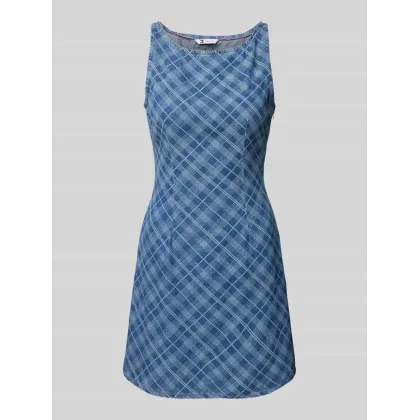 Zdjęcie Sukienka mini z imitacji denimu model ‘CHAMBRAY’