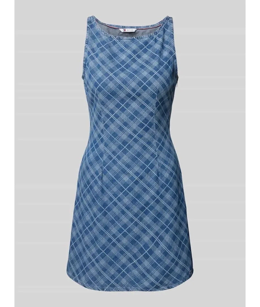 obrazek 1 Sukienka mini z imitacji denimu model ‘CHAMBRAY’