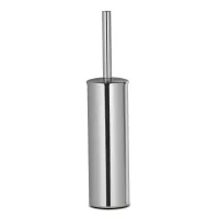 Picture Prestigious wall-mounted toilet brush holder with a modern shape - 3SC