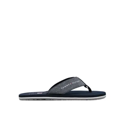 Zdjęcie Tommy Hilfiger Japonki Chambray Beach Sandal FM0FM05570 Granatowy