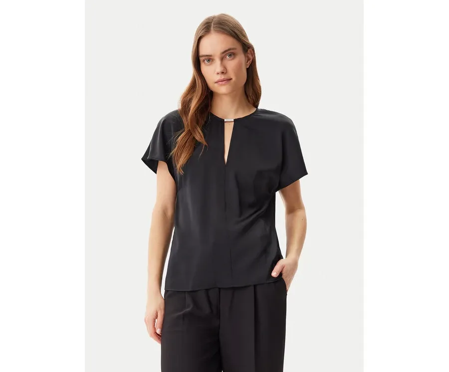 obrazek 1 Calvin Klein Bluzka K20K208191 Czarny Regular Fit