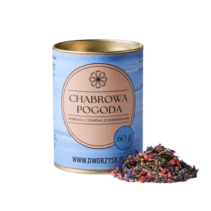 Zdjęcie Dworzysk - Chabrowa Pogoda - Herbata sypana 60g DWORZYSK