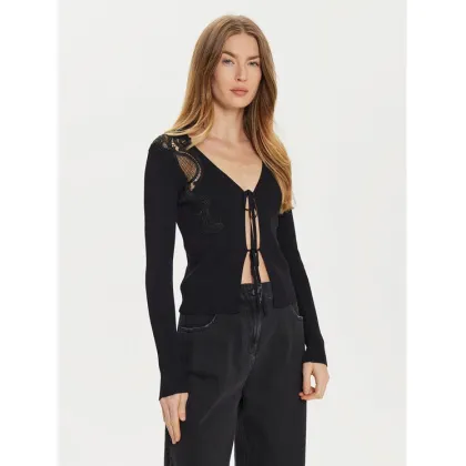 Zdjęcie TWINSET Kardigan 242TP3193 Czarny Slim Fit