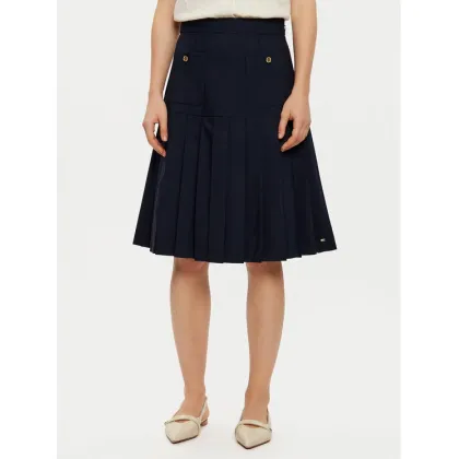 Zdjęcie Tommy Hilfiger Spódnica plisowana WW0WW43798 Granatowy Regular Fit
