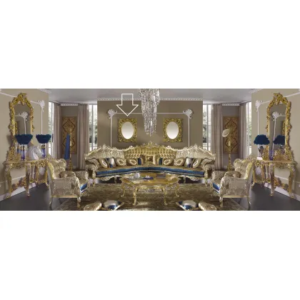 Zdjęcie Stylowe lustro do salonu w stylu antycznym - Morello Gianpaolo