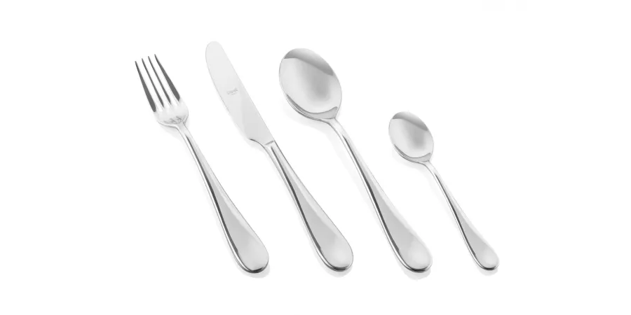 obrazek 1 Elitarna włoska łyżka Gourmet z kolekcji Natura ze stali nierdzewnej - 6 szt.