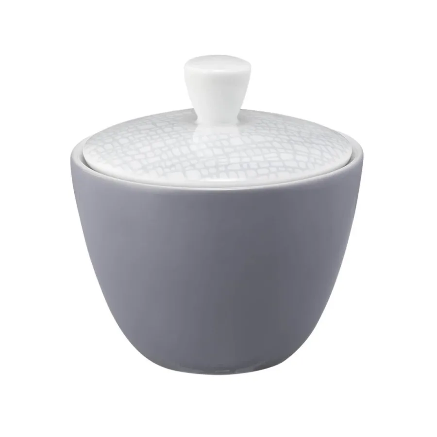 obrazek 1 Piękna porcelanowa cukiernica w kolorze szarym - Seltmann Weiden