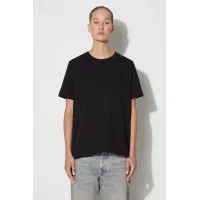 Zdjęcie Samsoe Samsoe t-shirt bawełniany CAMINO kolor czarny F00012400