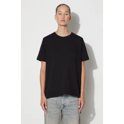 Zdjęcie Samsoe Samsoe t-shirt bawełniany CAMINO kolor czarny F00012400