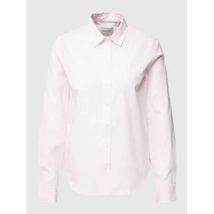 Zdjęcie Bluzka koszulowa z bawełny ze wzorem w paski