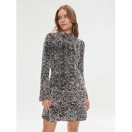 Zdjęcie Bruuns Bazaar Sukienka koktajlowa BBW3693 Czarny Regular Fit