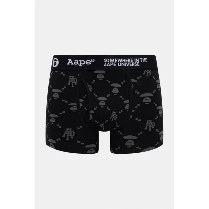 Zdjęcie AAPE bokserki Main kolor czarny AAPUWM5297XXN