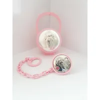 Zdjęcie Wyjątkowe Etui i zawieszka na smoczek Aniołek z latarenką 7x11