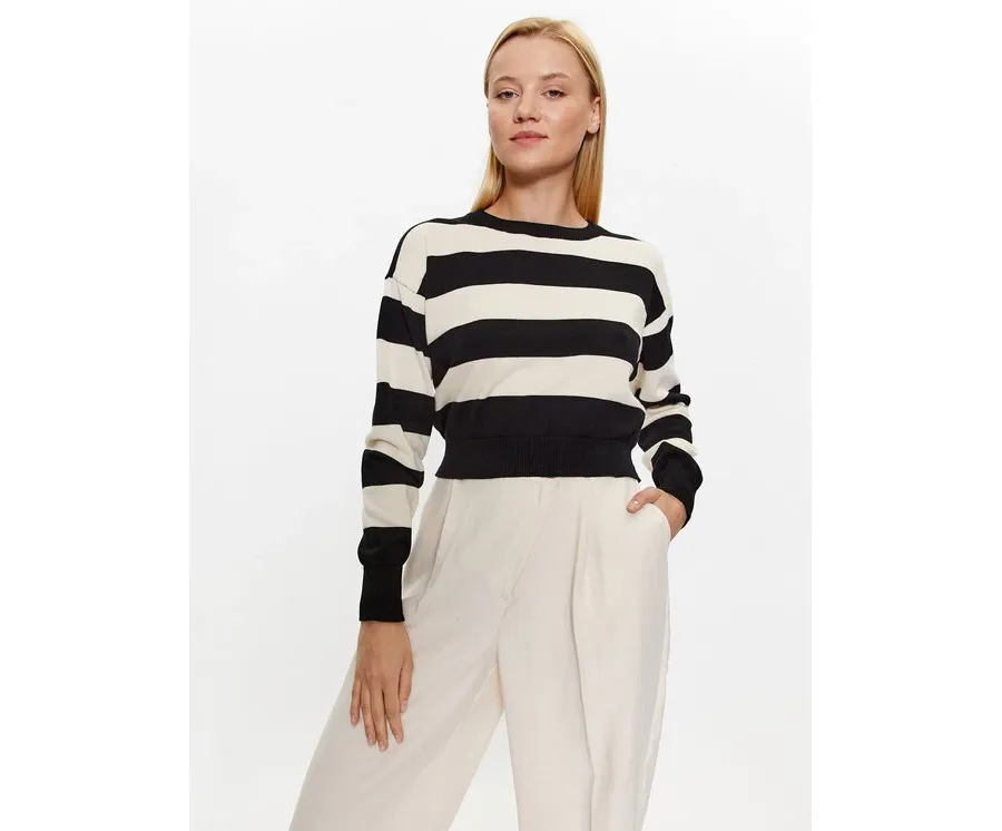 obrazek 1 Noisy May Sweter Zoe 27023960 Beżowy Relaxed Fit