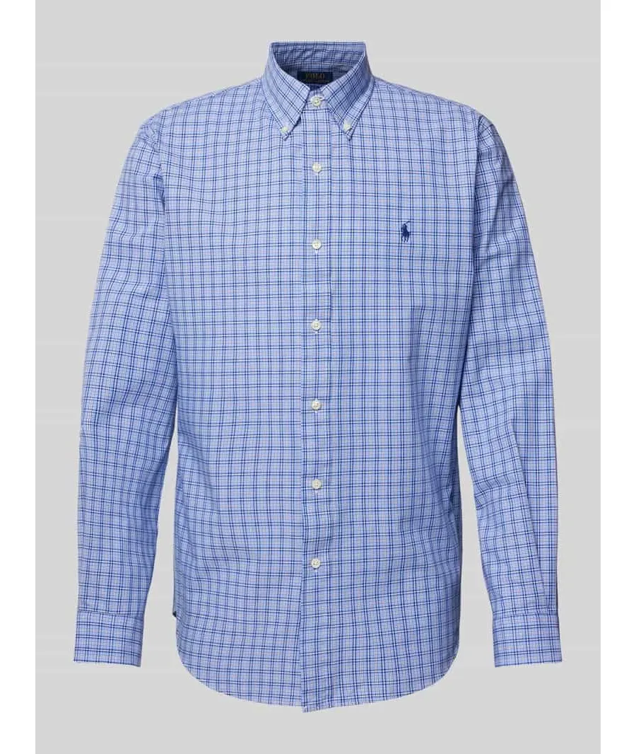 obrazek 1 Koszula casualowa o kroju custom fit z kołnierzykiem typu button down