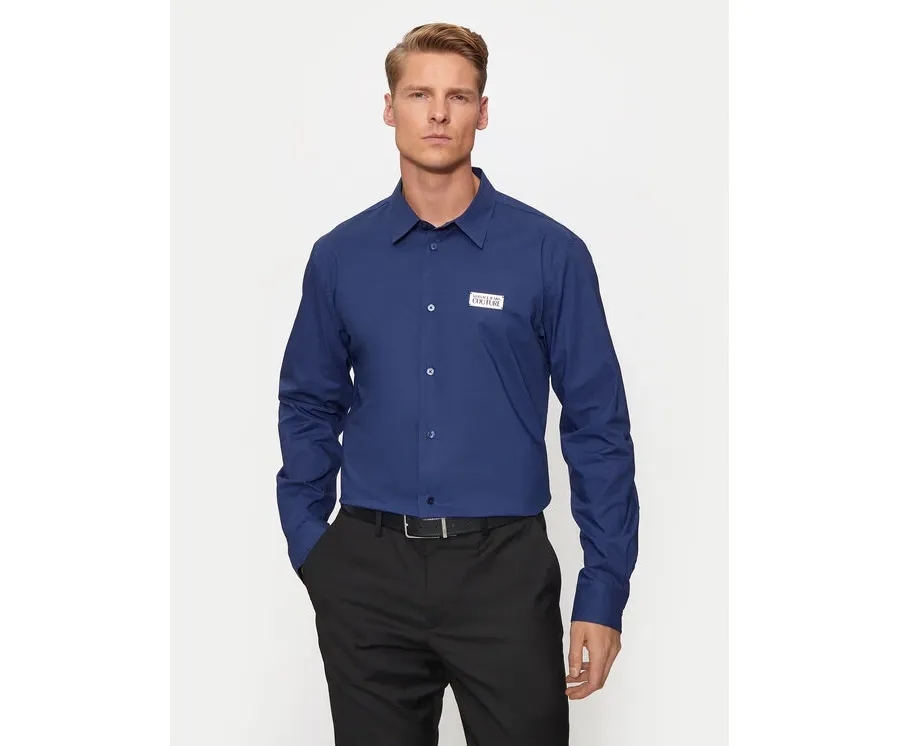 obrazek 1 Versace Jeans Couture Koszula 77GALYR1 Granatowy Regular Fit
