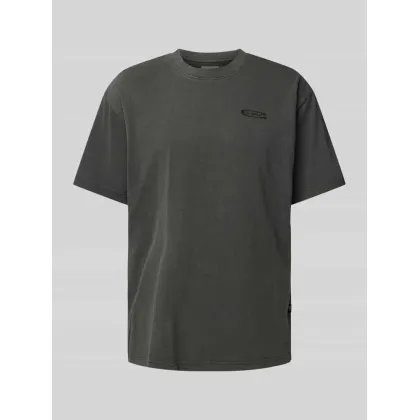 Zdjęcie T-shirt o luźnym kroju z nadrukiem z logo
