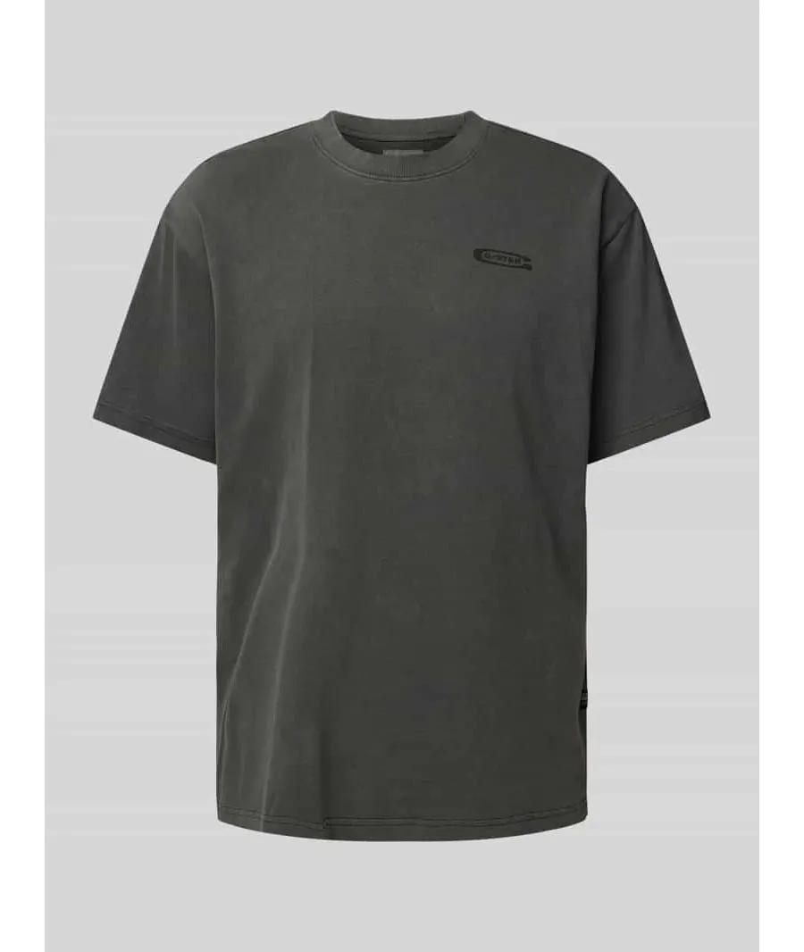 obrazek 1 T-shirt o luźnym kroju z nadrukiem z logo