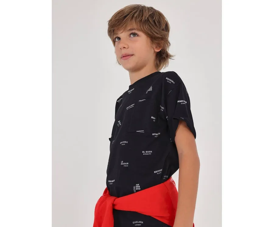 obrazek 1 Mayoral T-Shirt 6085 Czarny