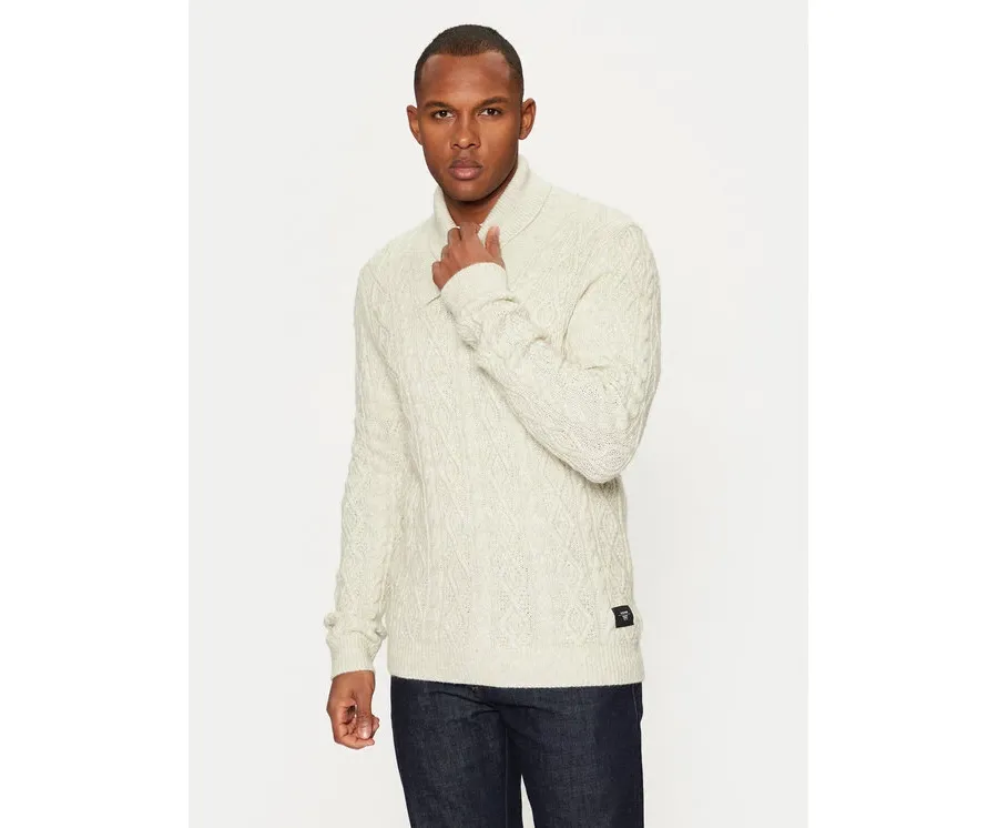 obrazek 1 s.Oliver Sweter 2152201 Beżowy Regular Fit