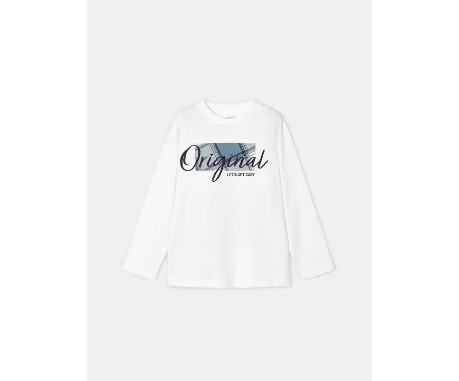 obrazek 1 Mayoral Bluzka 4046 Écru Regular Fit