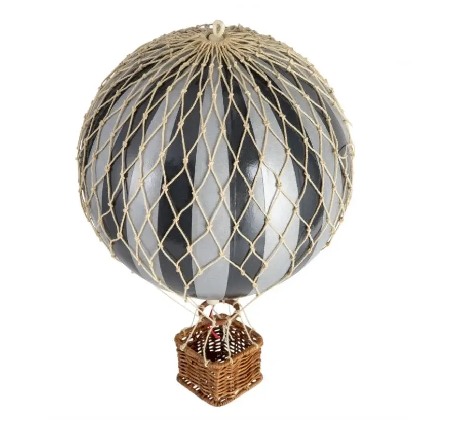 obrazek 2 Zachwycający balon ozdobny w kolorze czarno-srebrnym