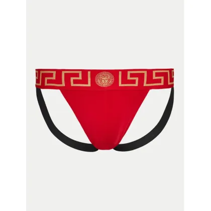 Zdjęcie Versace Slipy Jock Strap AUU01017 1A1001 Czerwony