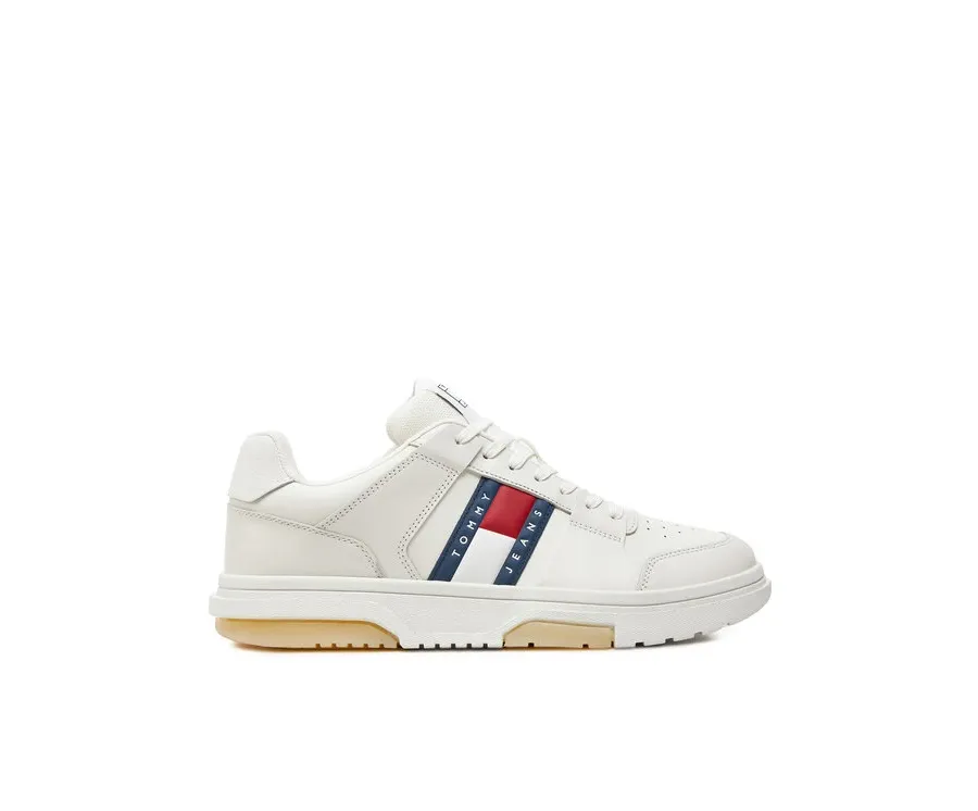 obrazek 1 Tommy Jeans Sneakersy The Brooklyn Leather EM0EM01429 Biały