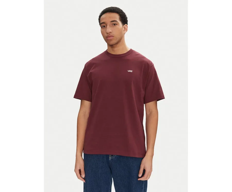 obrazek 1 Vans T-Shirt Left Chest II VN000P1P Bordowy Loose Fit