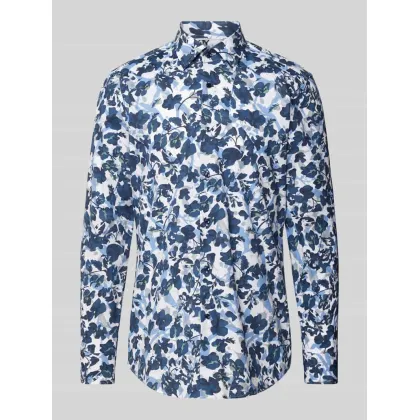 Zdjęcie Koszula biznesowa o kroju slim fit z kołnierzykiem typu kent model ‘Hank’