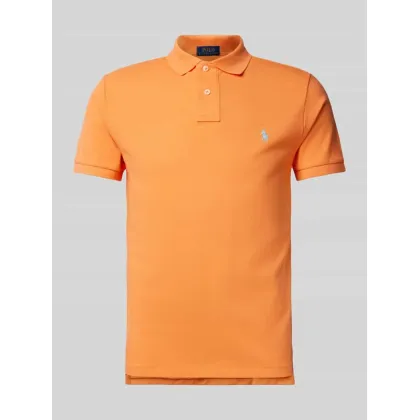 Zdjęcie Koszulka polo o kroju custom fit z czystej bawełny