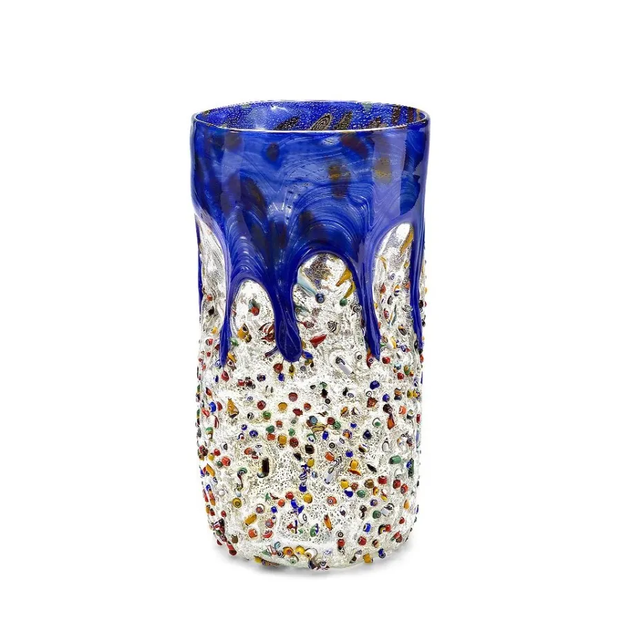 obrazek 1 Stylowy wazon z kolorowego szkła murano (25 cm)