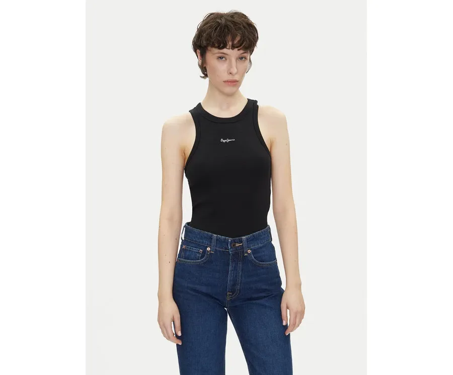 obrazek 1 Pepe Jeans Top Marian PL506035 Czarny Slim Fit