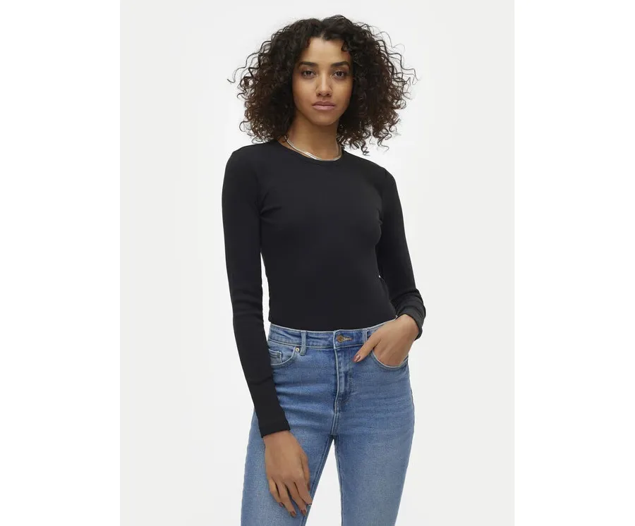 obrazek 1 Vero Moda Bluzka Chloe 10306897 Czarny Slim Fit