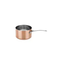 Picture Luxurious Italian saucepan 16 cm made of copper and stainless steel