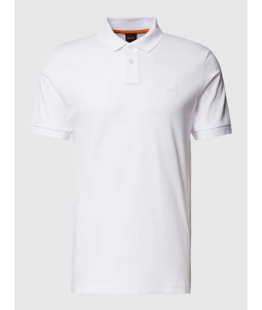 obrazek 1 Koszulka polo o kroju slim fit z krótką listwą guzikową