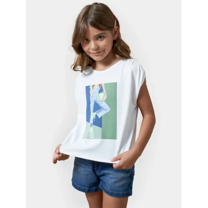 Zdjęcie Mayoral Bluzka 6011 Biały Regular Fit