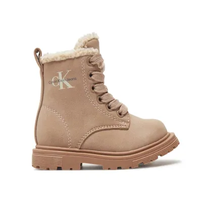 Zdjęcie Calvin Klein Jeans Kozaki Lace-Up Bootie V1A5-81011-1628 Różowy