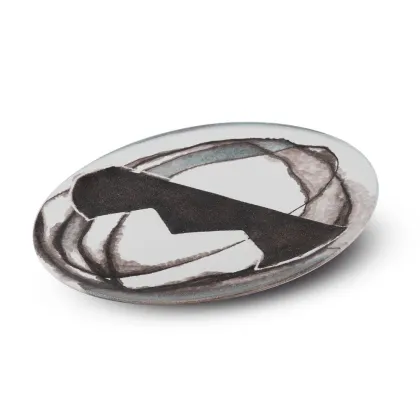 Picture Prestigious large ceramic plate H.2xL.36xP.36 cm