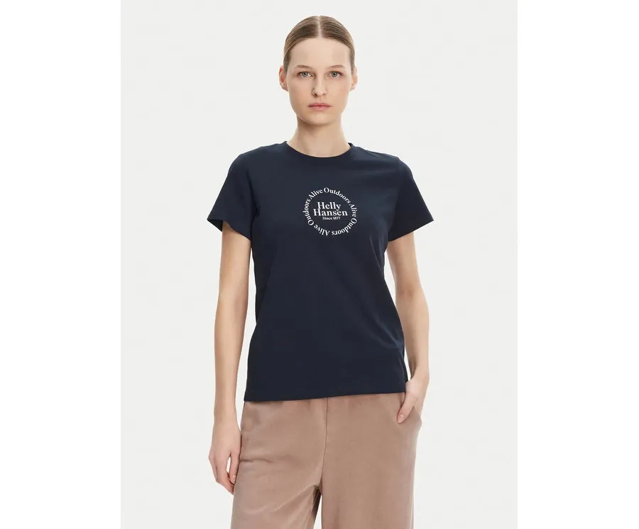 obrazek 1 Helly Hansen T-Shirt Core 54592 Granatowy Regular Fit