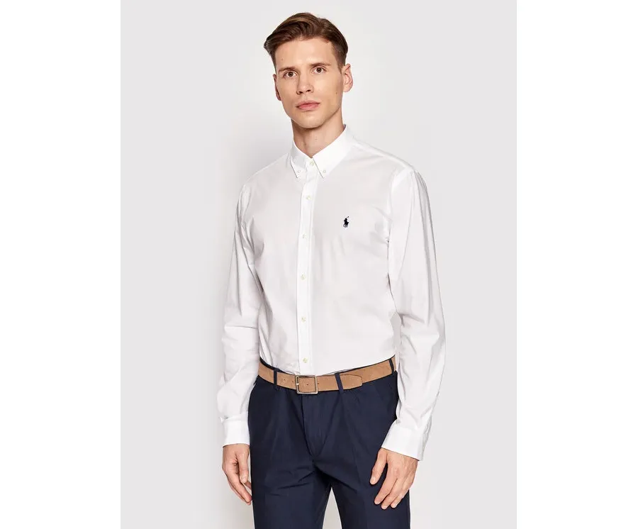 obrazek 1 Polo Ralph Lauren Koszula 710832480002 Biały Slim Fit