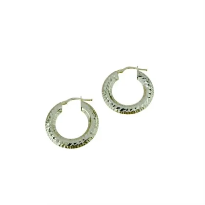 Zdjęcie Klasyczne okrągłe kolczyki dla kobiet 20 mm