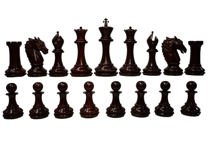 obrazek 6 Oszałamiający zestaw drewnianych szachów - The Chess Empire